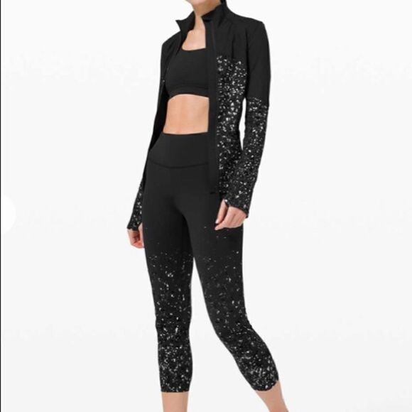 LULULEMON LEGGINGS SPEED WUNDER MR CROP 23” black - Picture 4 of 8